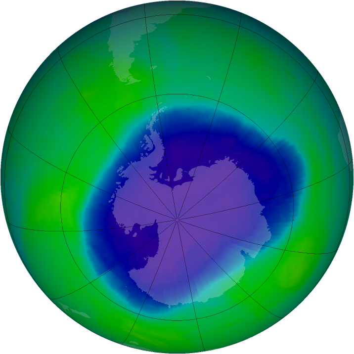 Ozone Map 1999-11-14